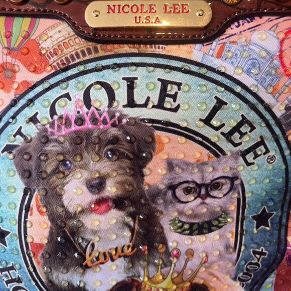 Nicole Lee Hollywood Multi-Colored Crossbody Bag 🐩 - Picture 3 of 3